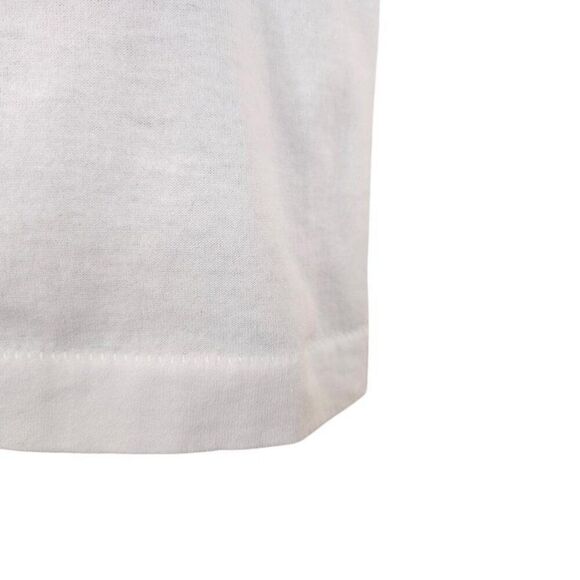 Vintage Chris Karamesines T Shirt Mens Size Medium White 90s Bobby Baldwin Drag - Picture 8 of 8